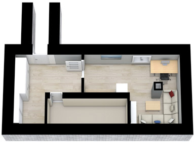 3d layout of cellar